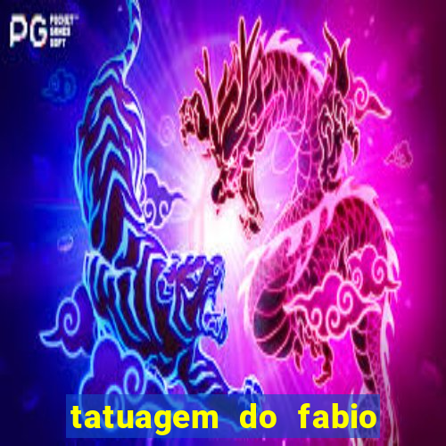 tatuagem do fabio goleiro do cruzeiro